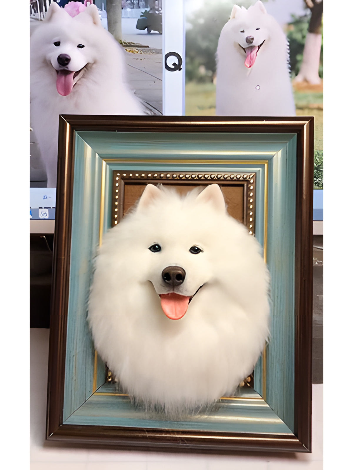 Framed Dog Portrait