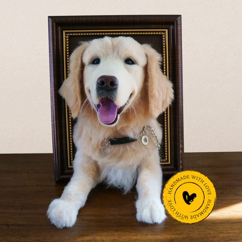 Framed Dog Portrait