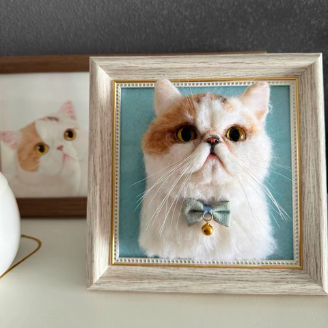 Framed Cat Portrait