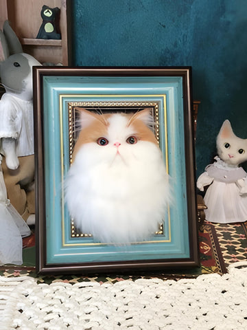 Framed Cat Portrait